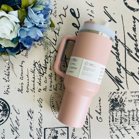 NWT Stanley Limited Edition Quencher H2.0 Flowstate Tumbler 40oz Pink Dusk - Picture 3 of 6